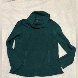 Jones New York Forest Green Cowl Neck Sweater
